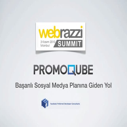 Başarılı Sosyal Internet Planına Giden Yol @Promoqube