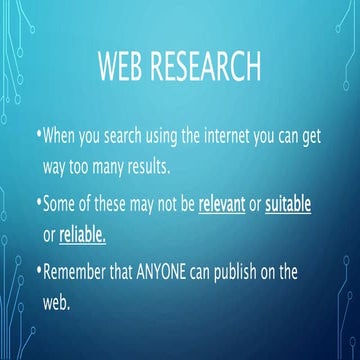 C.R.R.A.P Test (Website Evaluation)