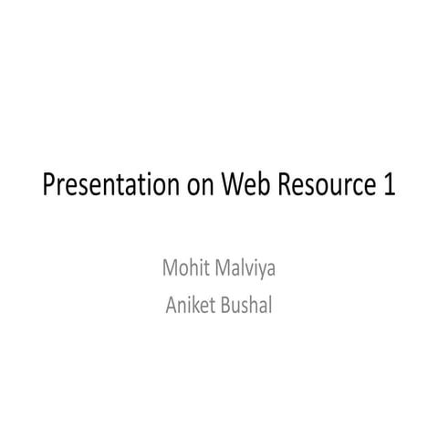 Web resource