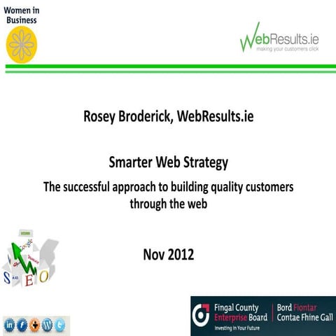WebResults.ie Smarter Web Strategy