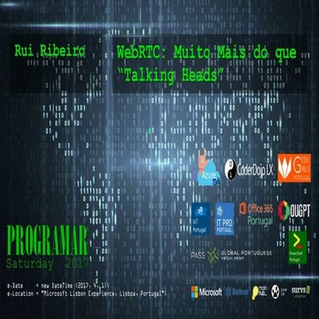 WebRTC, muito mais do que "Talking Heads"