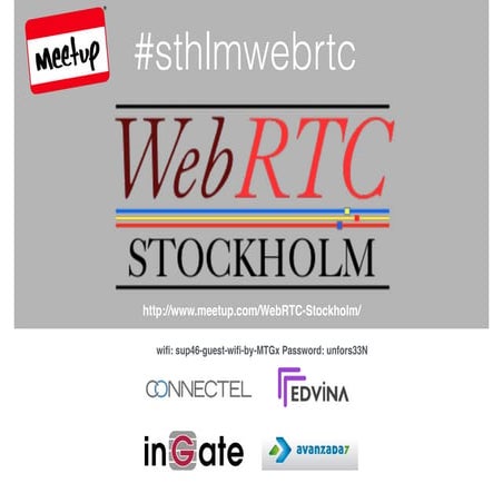 Webrtc overview | PPT