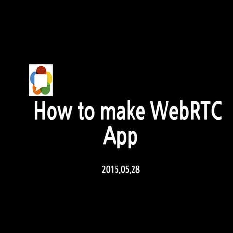 An Introduction to WebRTC | PPTX