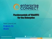 Fundamentals of WebRTC for the Ente...