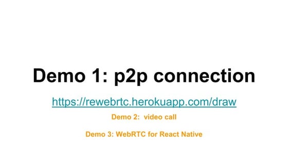 WebRTC in action