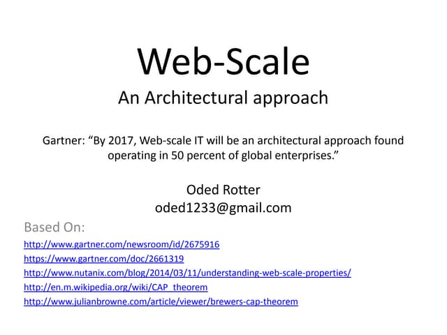 Web scale