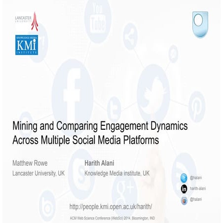 Mining and Comparing Engagement Dynamics Across Multiple Social Media Platfor...