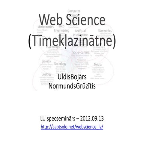 Web Science - 1. lekcija