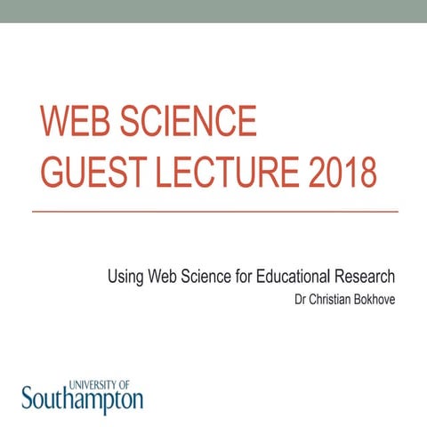 Websci 2018