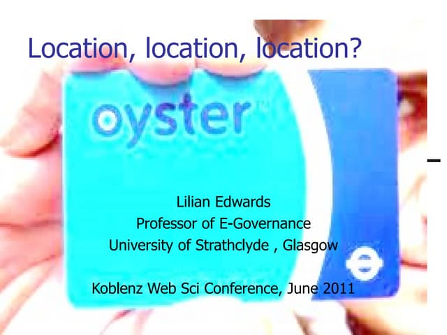 Location, Location, Location? Legal and Privacy Issues around Processing of P...