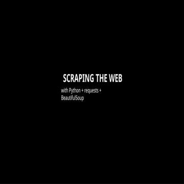Use of BeautifulSoup in Data Wrangling & Web Scraping | PDF