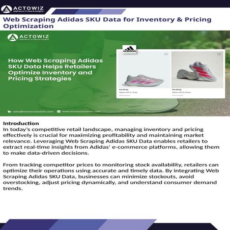 Web Scraping Adidas SKU Data for Inventory & Pricing Optimization.pptx