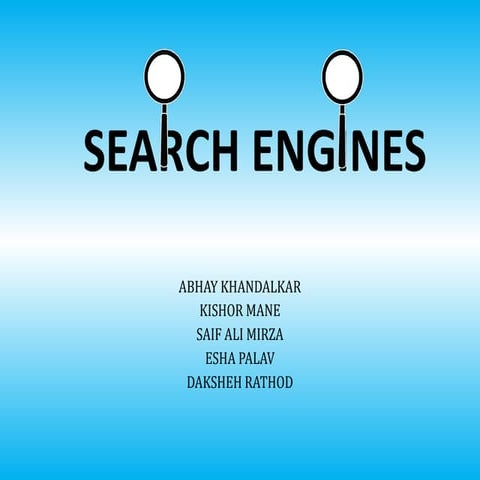 Web search engines ( Mr.Mirza )