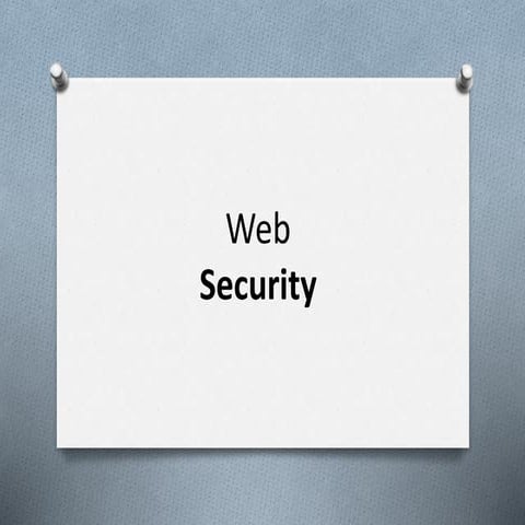 Web security by khubaib
