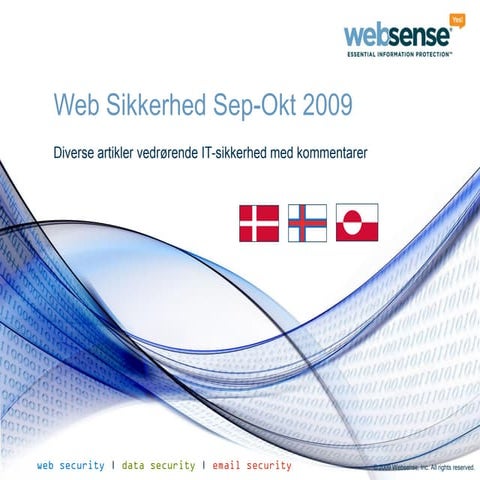 Web Security DK Sep-Okt 2009