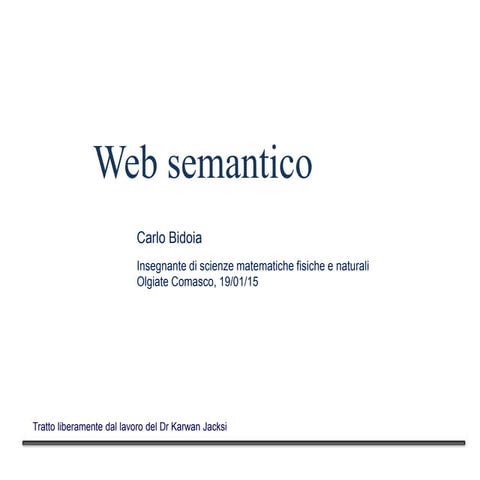  Web semantico