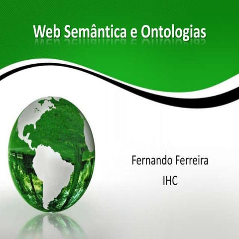 Web semântica e Ontologias