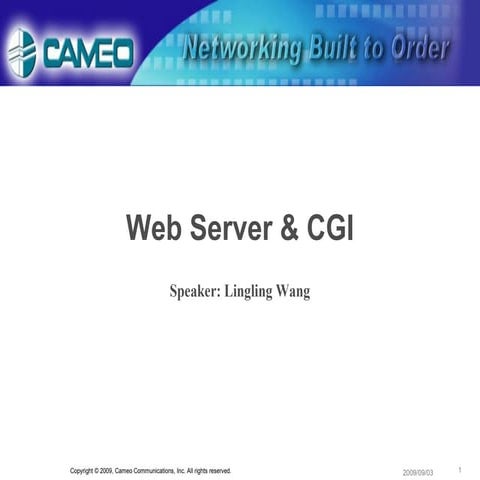 Web server and_cgi