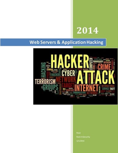Web-servers & Application Hacking