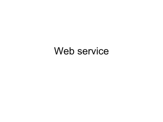 Web Service