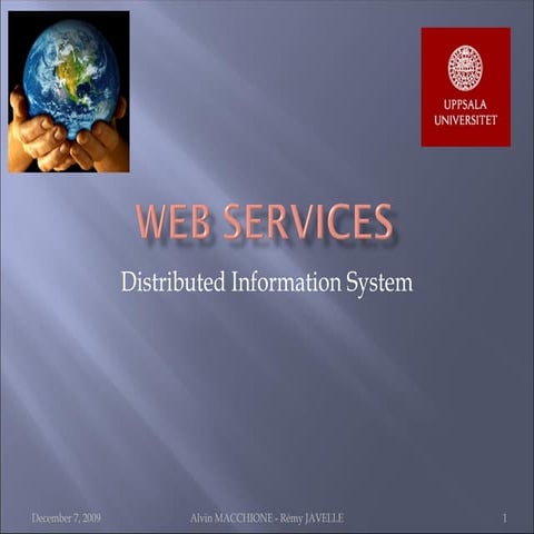 Web Service: Distributed Information System | PPT