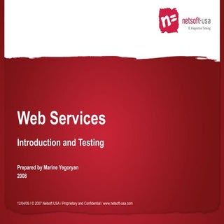Web Service Presentation