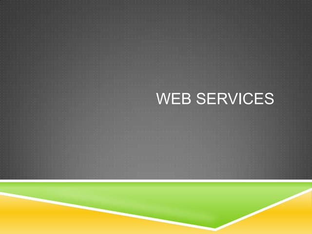 Web services
