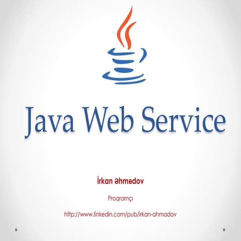 Java Web Servislər | PPT