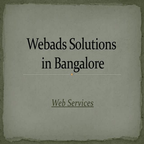 Web services