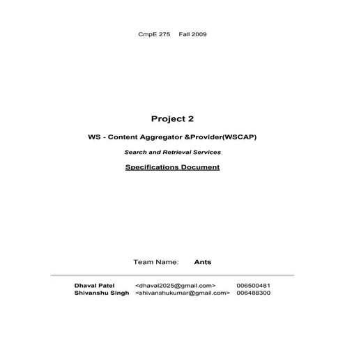 Web Services Aggregator