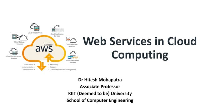 Web Services / Technology in Cloud Computing