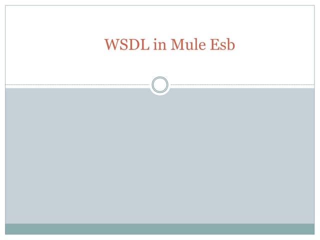 WSDL Services