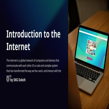 INTERNET PRESENTATION MADE BY DAKSH