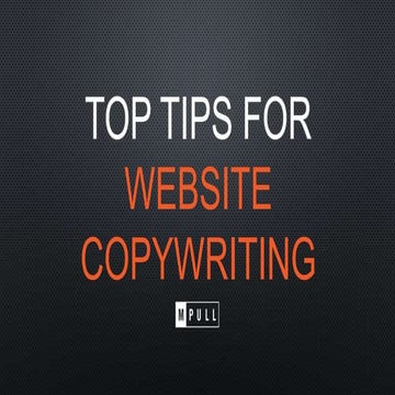 Website copywriting