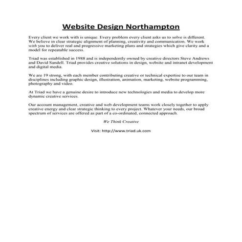 Website design-northampton