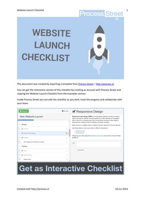 Website Launch Checklist
