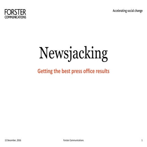 Using newsjacking to get media coverage | Behind the headlines: getting your ...