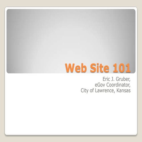 Web Site 101