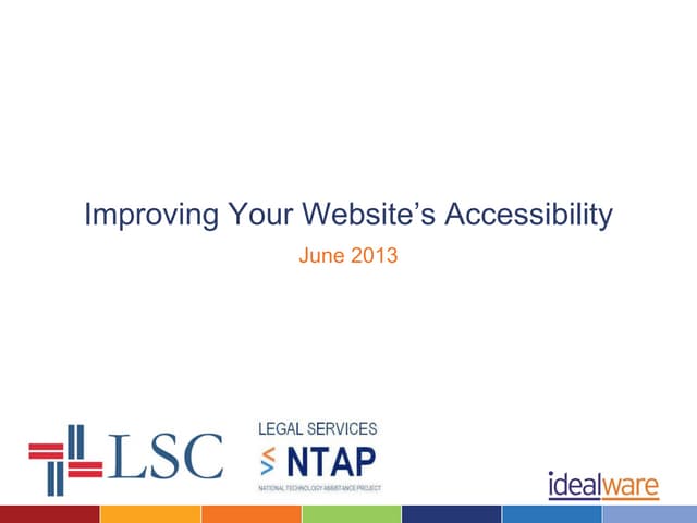 Improving Your Website's Accessibility
