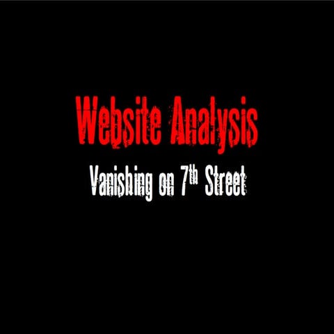 Website Analysis 2