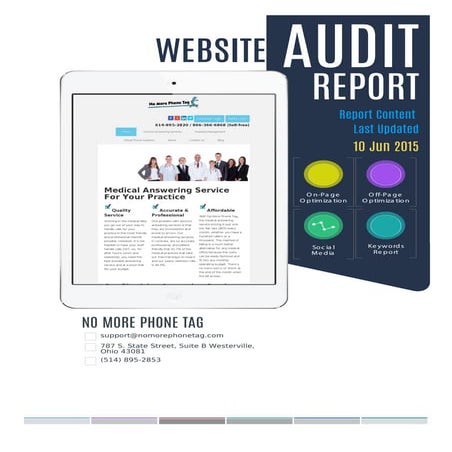 Website Audit Report Sample