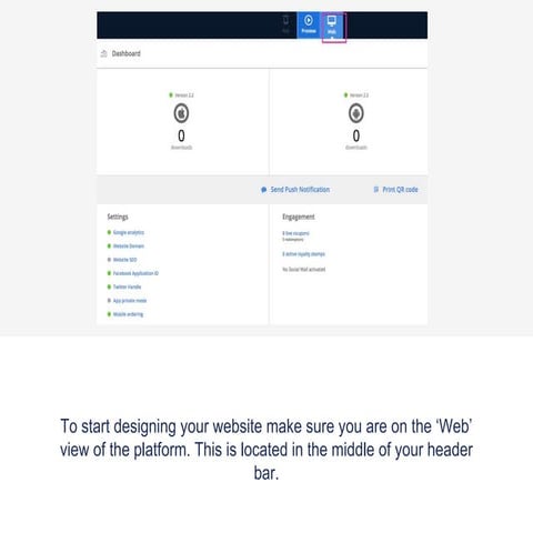 Website Design Configuration