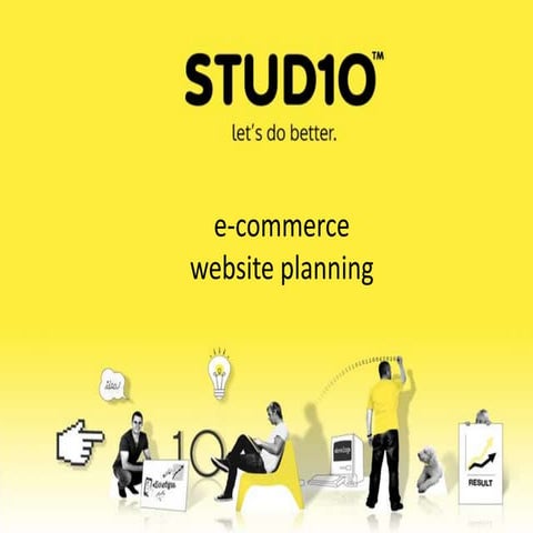 E-commerce website development process