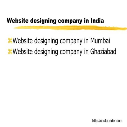 Website dsigning company in india