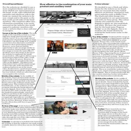 How effective is the combination of your main product and ancillary texts? 