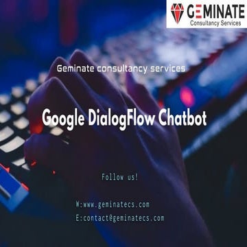 Website Google DialogFlow Chatbot