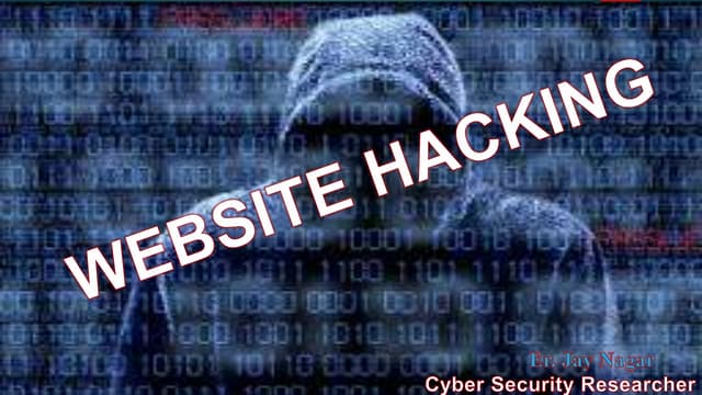 Website hacking and prevention (All Tools,Topics & Technique )