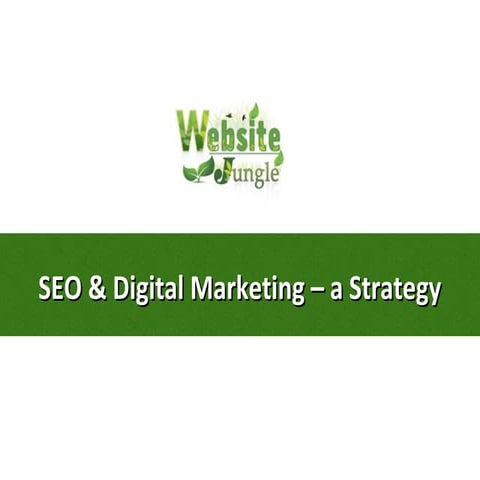 SEO and Digital Marketing strategy for Start-ups