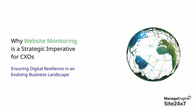 Why website monitoring is a strategic imperative for CXOs