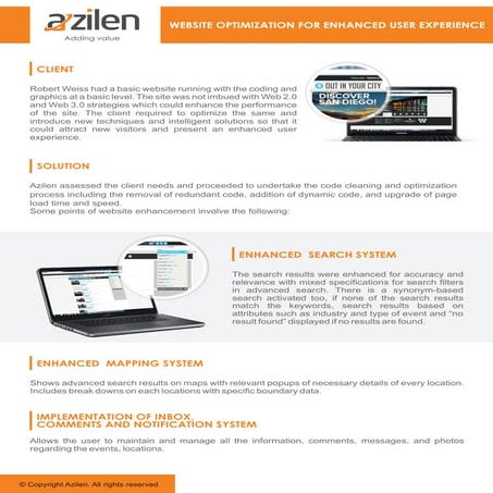 Website optimization for enhanced user experience